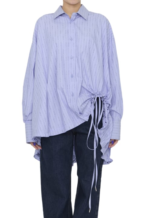 Sale for Women The Attico Striped Cotton Shirt
