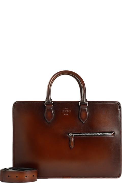 Homeware Berluti Neo Venezia Leather Handbag