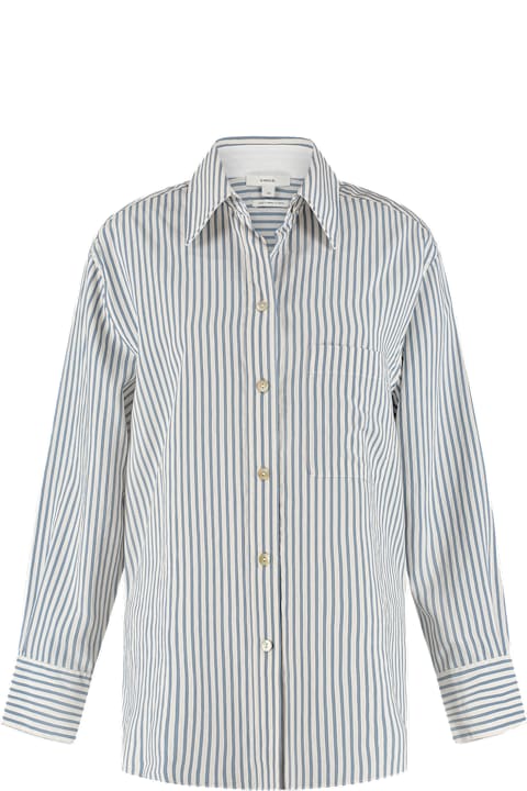 Vince for Women Vince Viscosa Striped Shirt