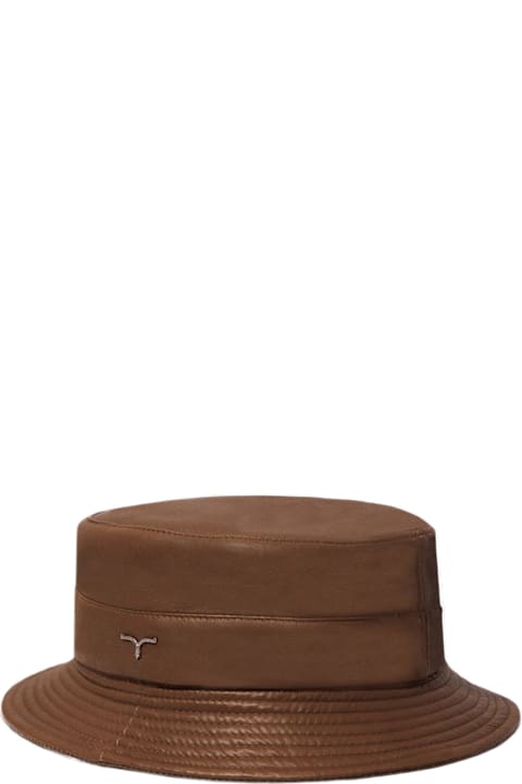 Fashion for Kids Larusmiani Leather Bucket Hat Hat
