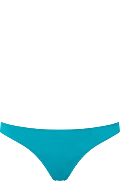 Homeware MC2 Saint Barth Woman Teal Cheeky Swim Briefs Naomi