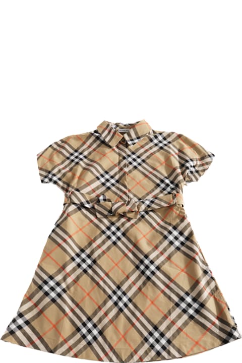 Jumpsuits for Boys Burberry Beige Cotton Dress
