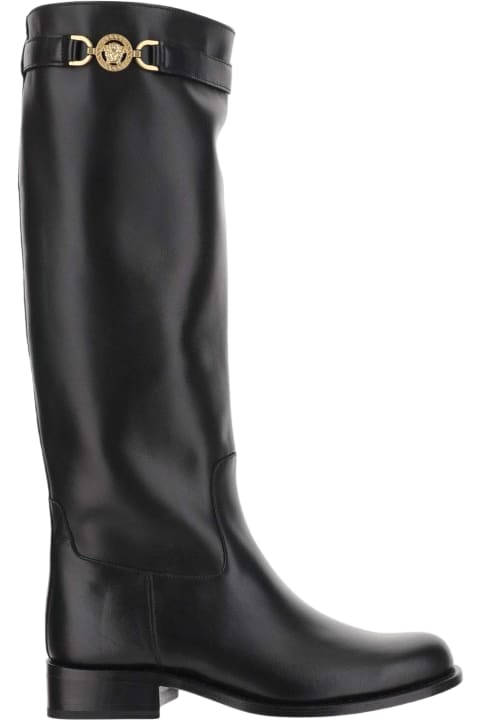 Versace Boots for Women Versace Medusa '95 Leather Boots
