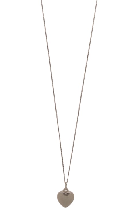 Jewelry for Men Saint Laurent Long Heart Charm Necklace