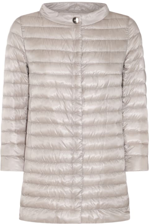 Herno Clothing for Women Herno Grey Down Jacket