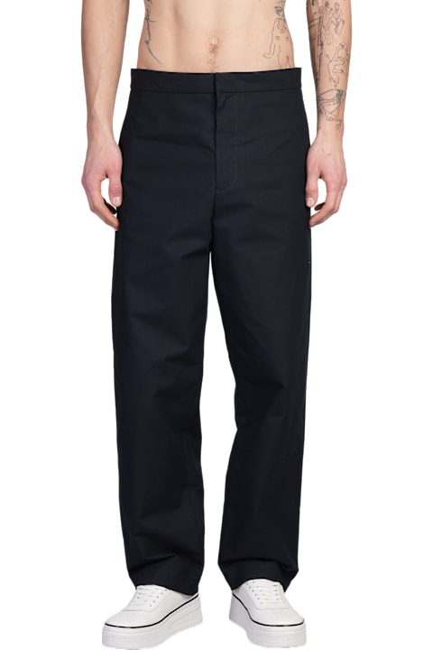 Jil Sander for Men Jil Sander Pants In Blue Cotton