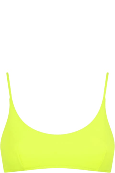 أدوات منزلية MC2 Saint Barth Woman Fluo Yellow Bralette Swimsuit