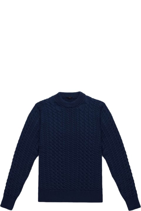 Larusmiani for Men Larusmiani Cable Knit Sweater 'col Du Pillon' Sweater