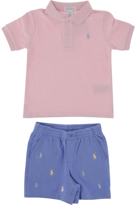 Polo Ralph Lauren Bodysuits & Sets for Baby Girls Polo Ralph Lauren Two-piece Outfit Set
