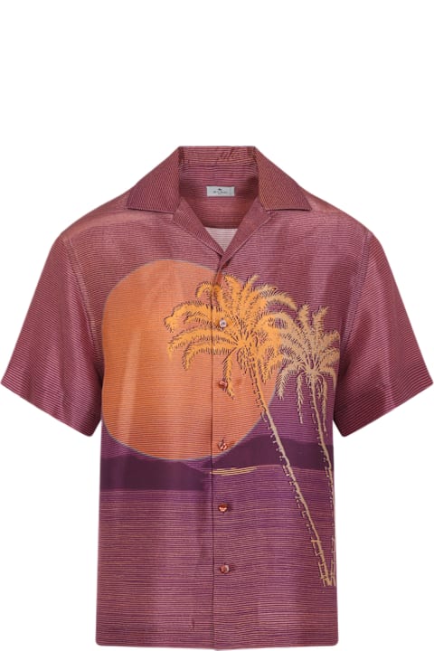 Etro for Men Etro Bowling Short Sleeves Shirt