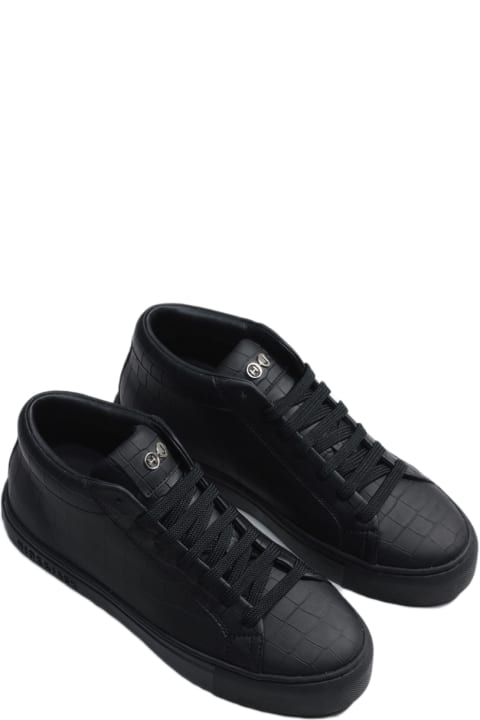 Fashion for Women Hide&Jack High Top Sneaker - Essence Black Black