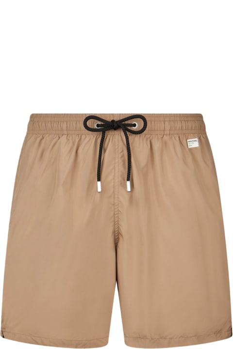 أدوات منزلية MC2 Saint Barth Man Lightweight Fabric Beige Swim Shorts Lighting Pantone | Pantone® Special Edition