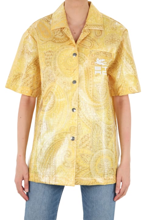 Fashion for Women Etro Yellow Shirt With Logo