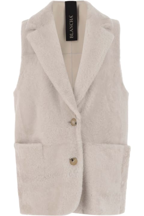 Blancha Clothing for Women Blancha Sheepskin Fur Vest