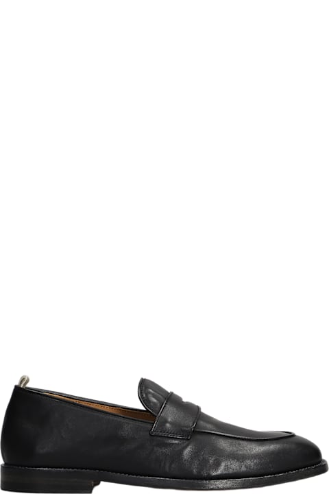 Officine Creative for Men Officine Creative Opera 001 Loafers In Black Leather