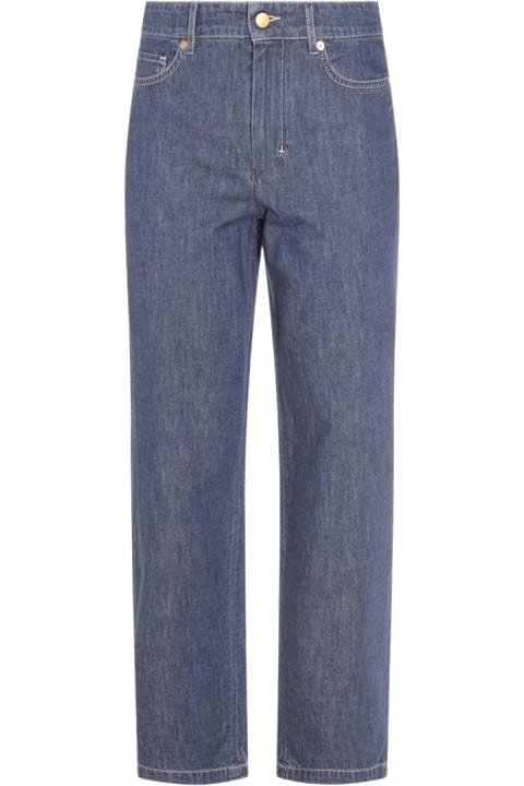 'S Max Mara for Women 'S Max Mara Blue Cotton Polly Jeans
