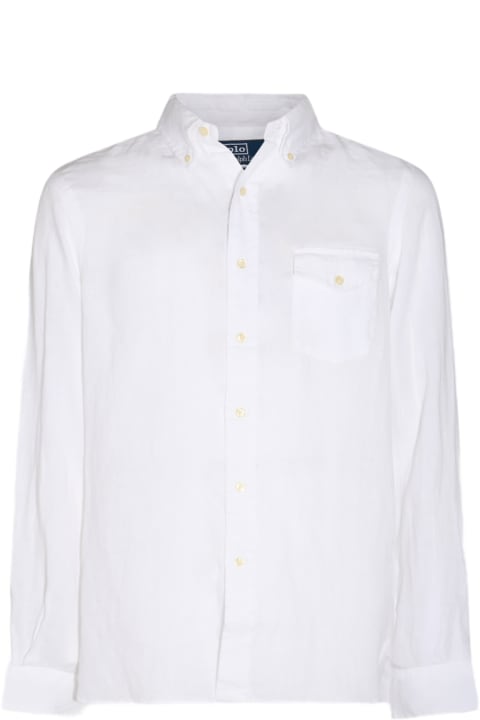 Polo Ralph Lauren for Men Polo Ralph Lauren White Linen Shirt