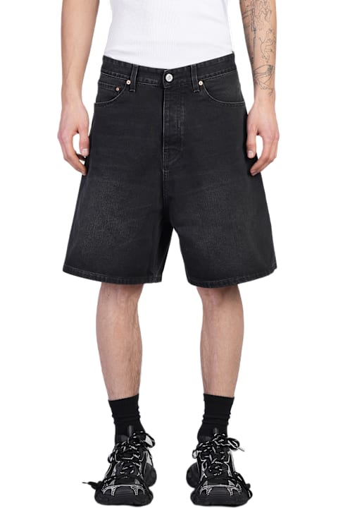 VETEMENTS Pants for Men VETEMENTS Shorts In Black Denim