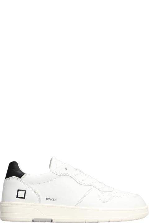 D.A.T.E. Sneakers for Men D.A.T.E. Court Sneakers In White Leather