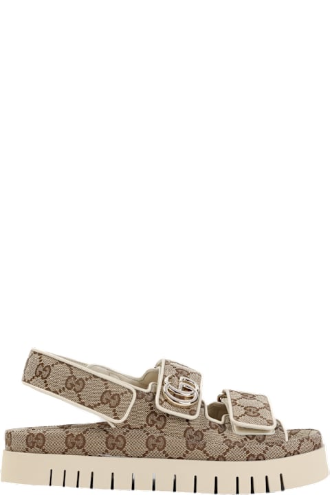 Gucci Sandals for Women Gucci Gg Pattern Sandals