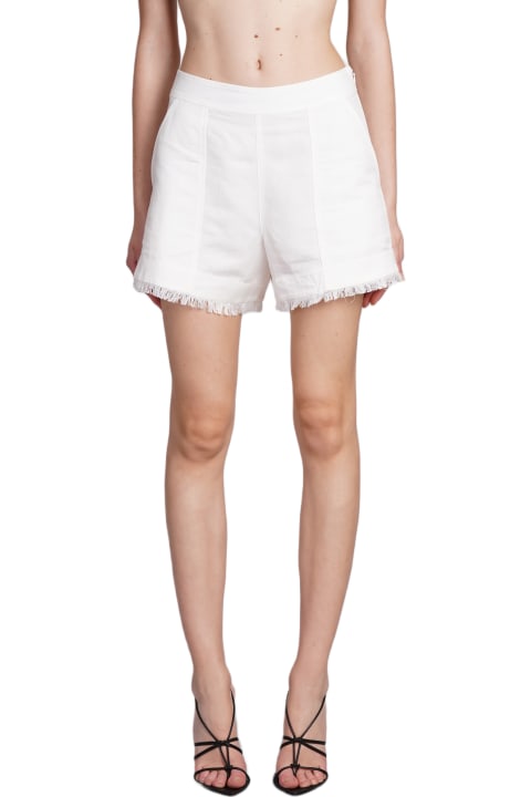 Simkhai Pants & Shorts for Women Simkhai Dax Shorts In White Linen