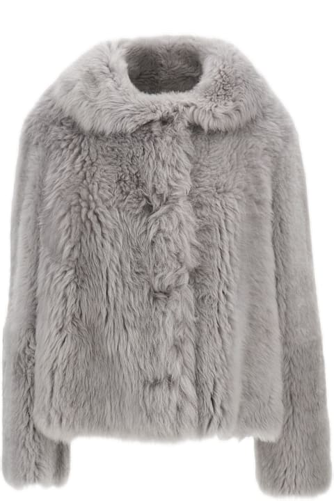 Desa 1972 for Men Desa 1972 Shearling Trapeze Jacket