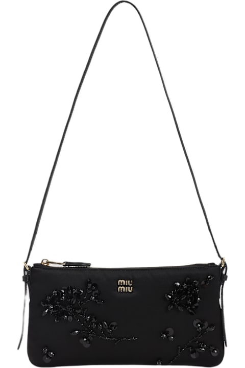 Miu Miu Shoulder Bags for Women Miu Miu Silk Pouch