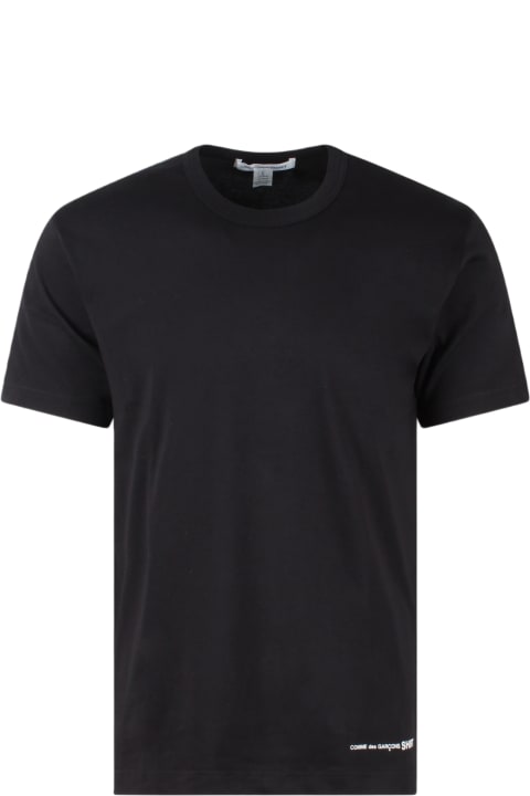 Comme des Garçons Shirt Topwear for Men Comme des Garçons Shirt Logo Print T-shirt