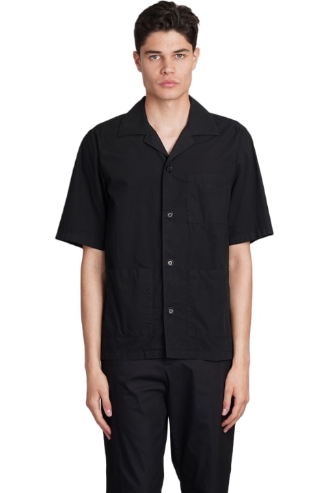Aspesi Shirts for Men Aspesi Camicia Ago Shirt In Black Cotton