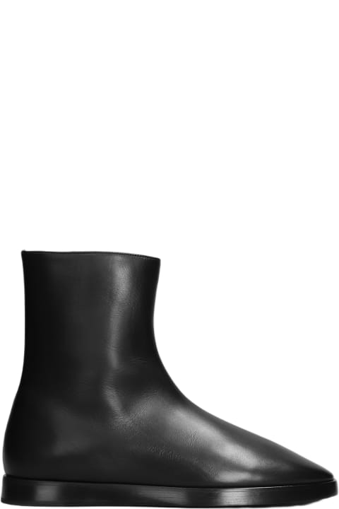 Fear of God Boots for Men Fear of God High Mule Ankle Boots In Black Leather