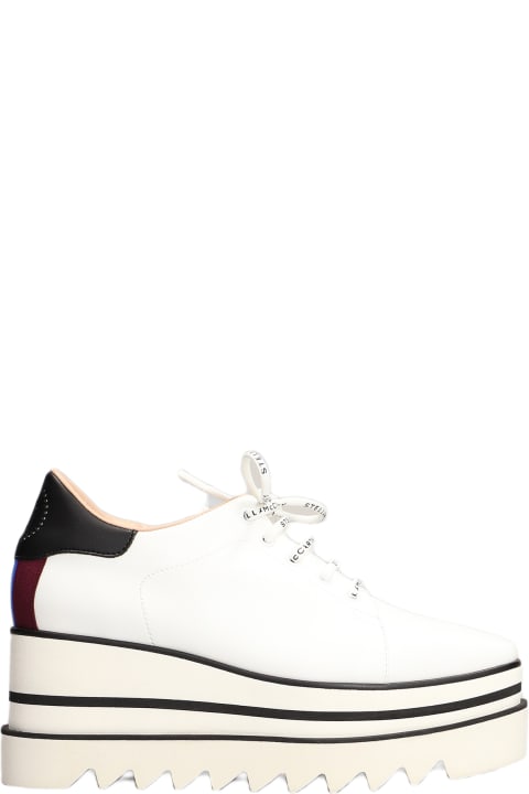 Fashion for Women Stella McCartney Lace Up Shoes In White Leather