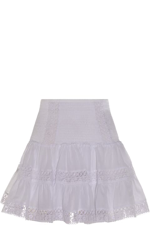Homeware Charo Ruiz White Cotton Mini Skirt