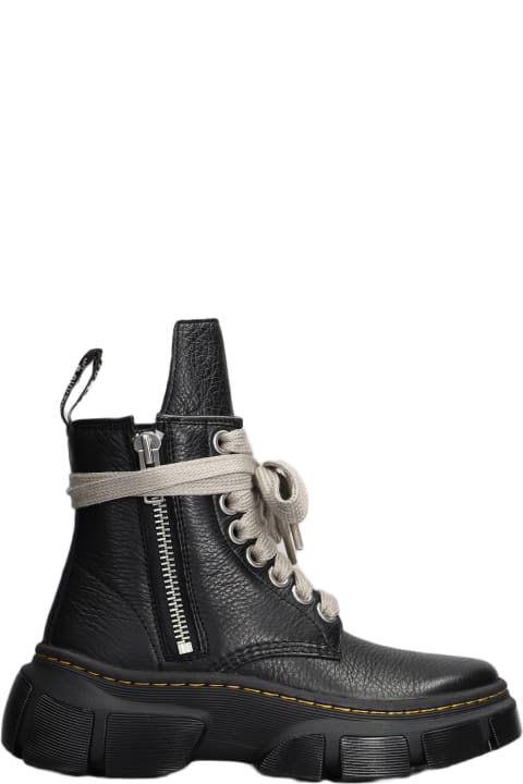 Rick Owens x Dr. Martens Boots for Men Rick Owens x Dr. Martens 1460 Dmxl Jumbo Lace Boot Combat Boots In Black Leather