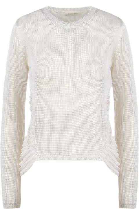 Atomo Factory Sweaters for Women Atomo Factory Fringed Viscose Knit Sweater