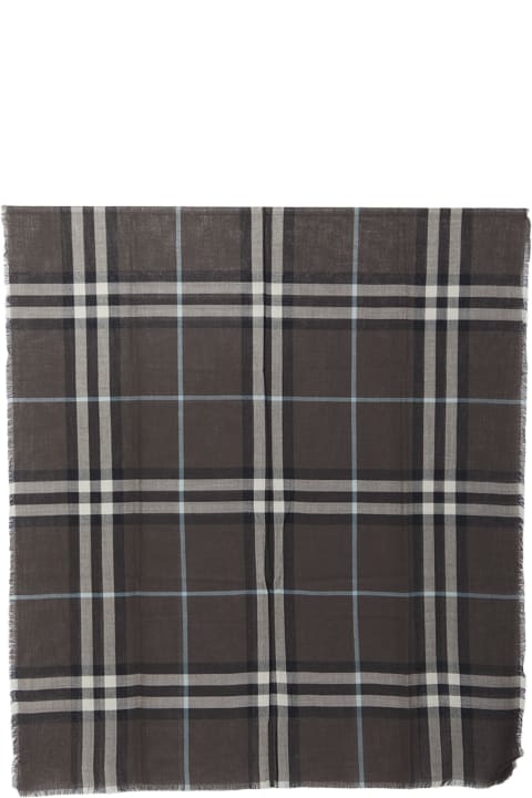 Scarves & Wraps for Women Burberry Check Wool Scarf