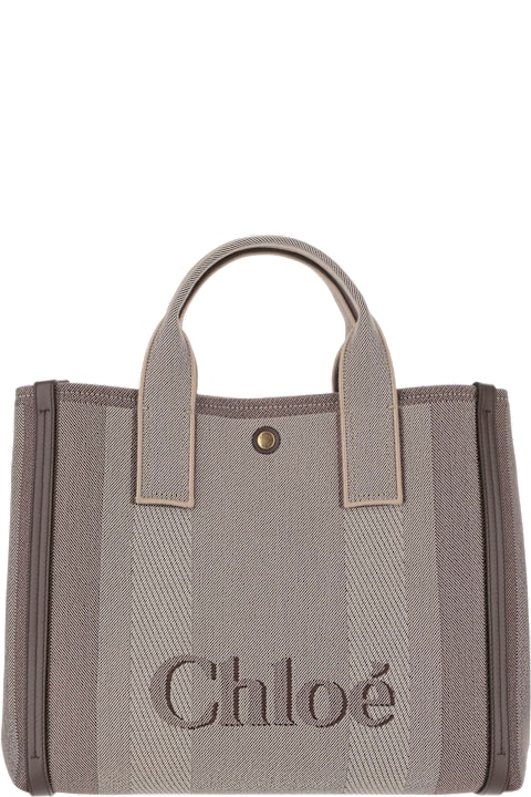 حقائب لـ السيدات Chloé Multicolor Canvas Chloã© Carry Shopping Bag