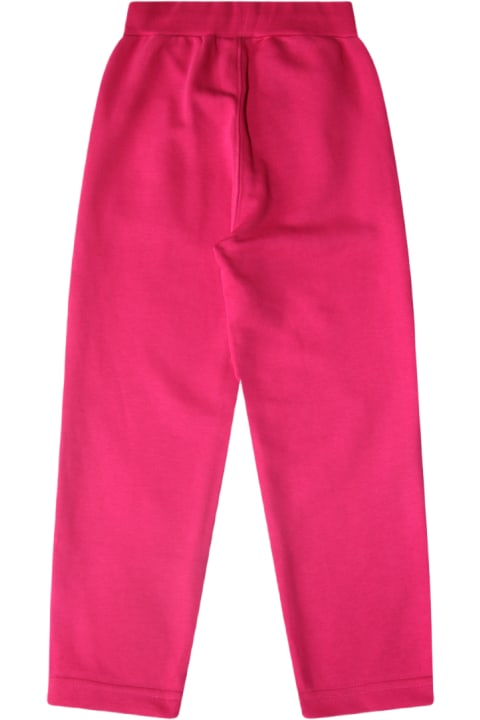 Bottoms for Girls Monnalisa Pink Cotton Pants