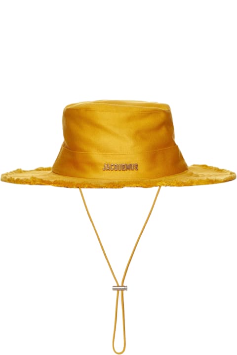 Hats for Women Jacquemus Le Bob Artichaut Frayed Expedition Hat