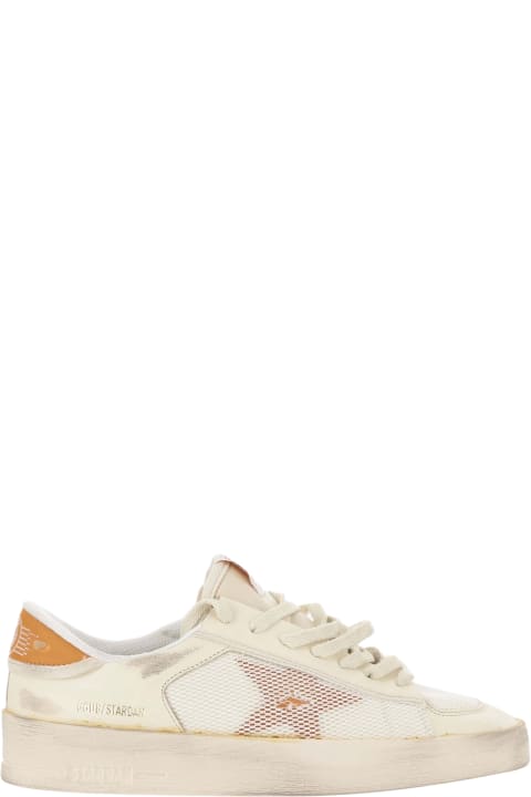Golden Goose Shoes for Men Golden Goose Stardan Sneakers With Distressed Effect