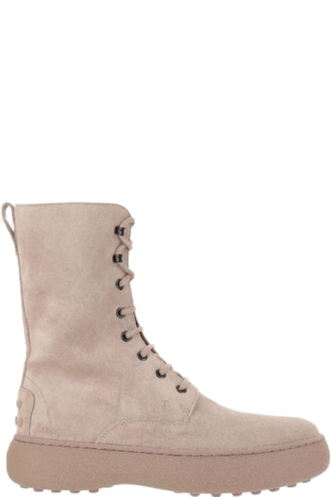 Boots for Women Tod's Wg Suede Ankle Boots