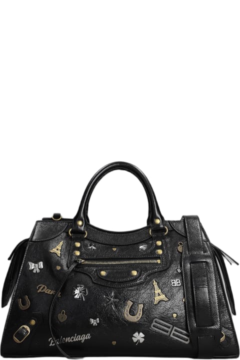 Bags Sale for Women Balenciaga Neo Classic City Shoulder Bag In Black Leather