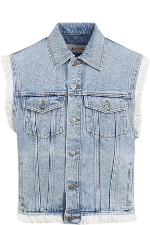 メンズ Valentinoのコート＆ジャケット Valentino Denim Vest