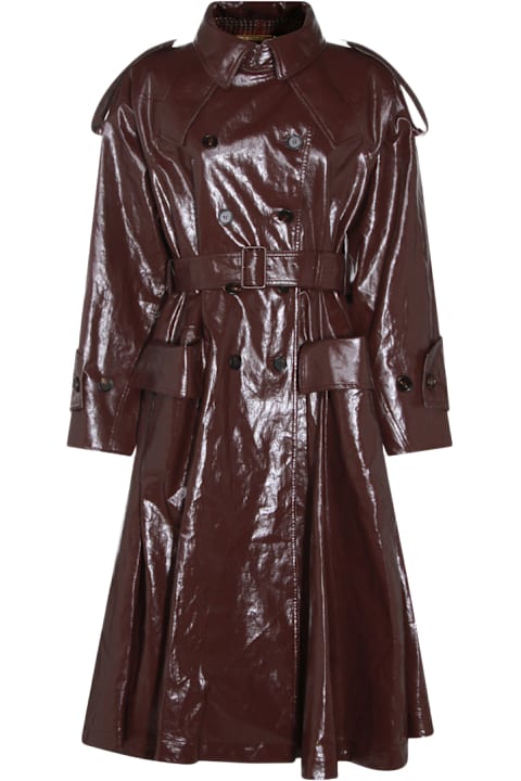 أدوات منزلية Chloé Dark Purple Trench Coat