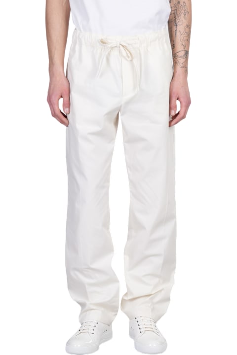 Lanvin Pants for Men Lanvin Pants In White Cotton