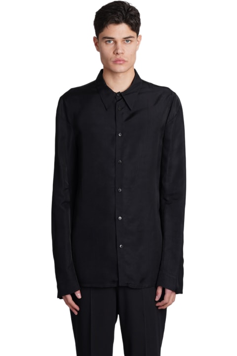 Sapio Clothing for Men Sapio N16 Shirt In Black Polyamide Polyester