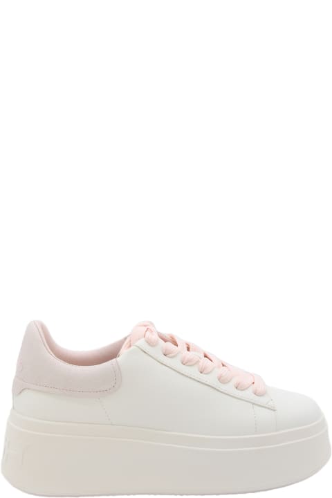 Fashion for Women Ash White Leather Sneakers