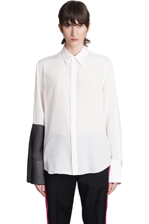 ウィメンズ Helmut Langのトップス Helmut Lang Shirt In White Silk