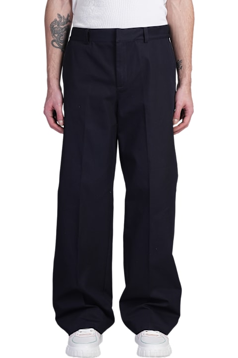 Casablanca for Men Casablanca Pants In Blue Cotton
