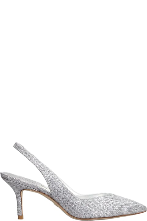 Stuart Weitzman High-Heeled Shoes for Women Stuart Weitzman Eva 75 Pumps In Silver Glitter