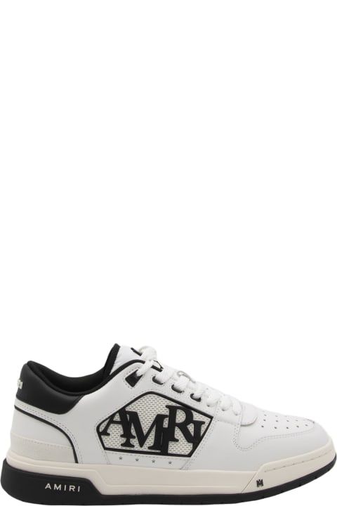 Fashion for Men AMIRI White And Black Leather Sneakers